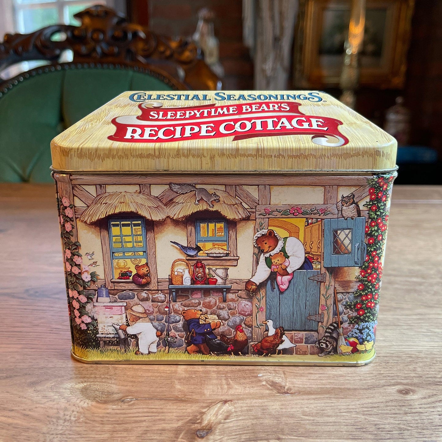 Celestial Seasonings blik met beren - Bamestra Curiosa