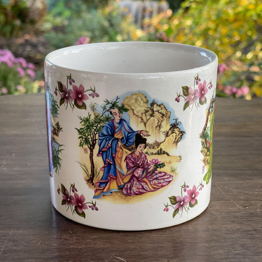 Chinees bloempotje keramiek - Bamestra Curiosa