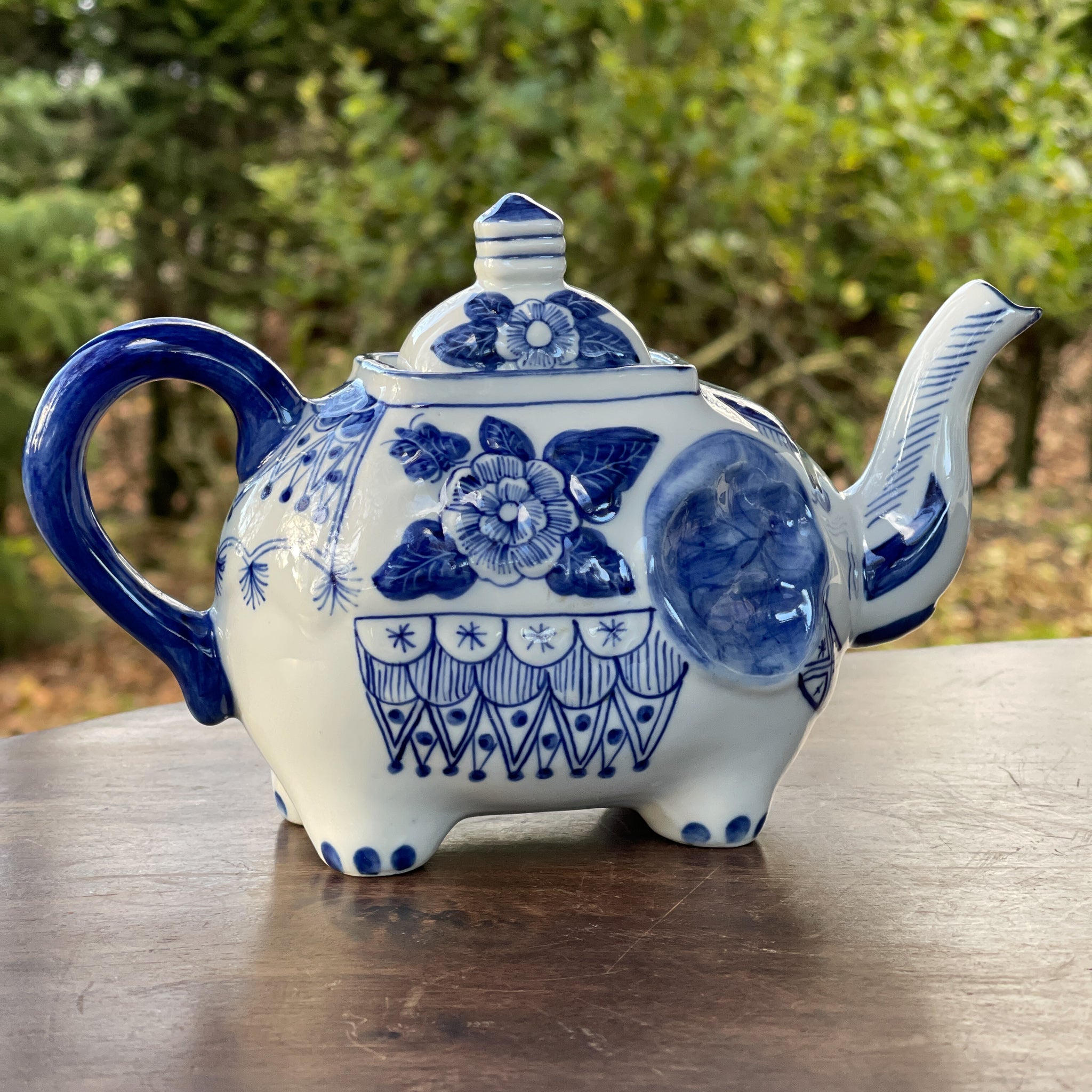 Chinees Porseleinen Theepotje Olifant - The Collectionist