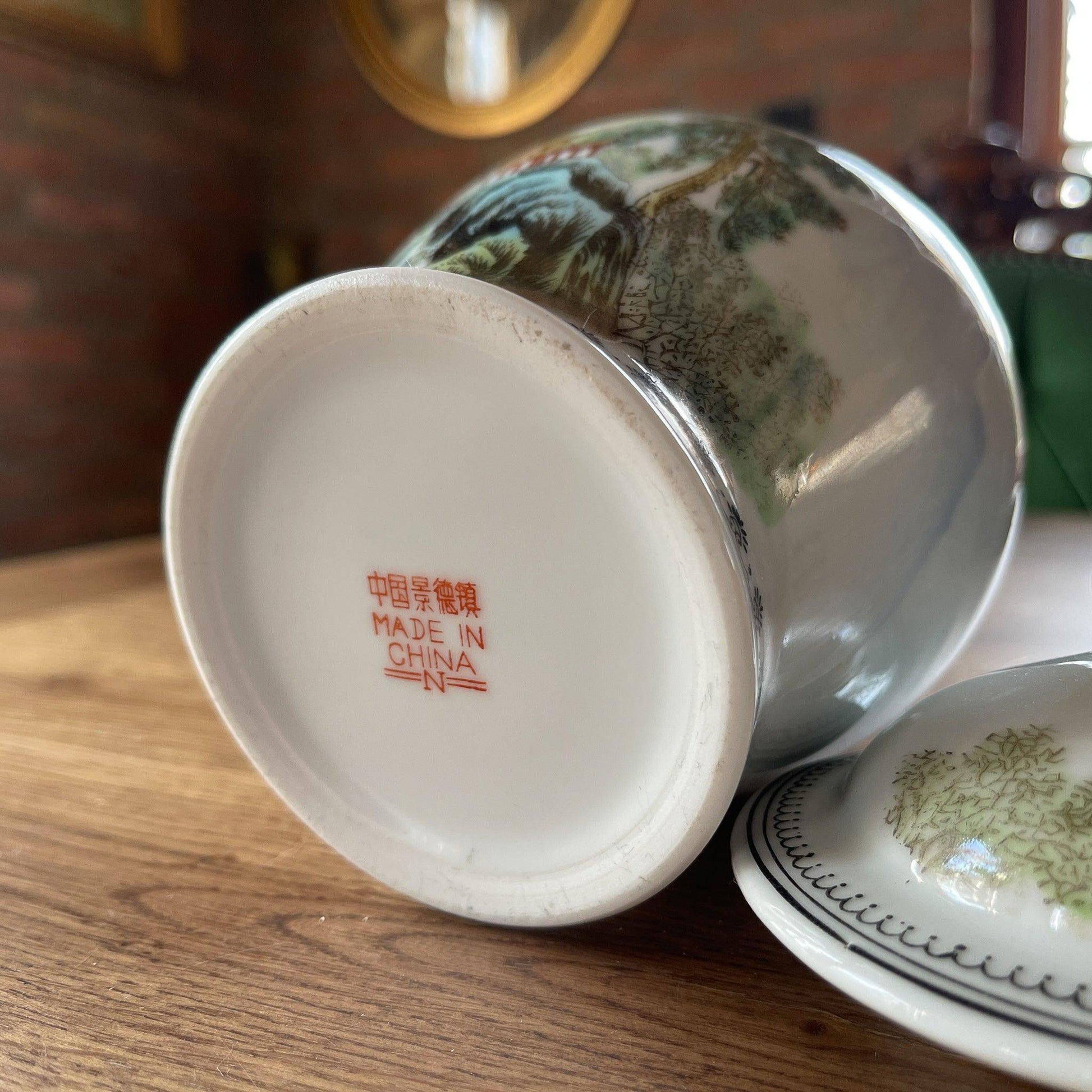 Chinese porseleinen pot met deksel - Bamestra Curiosa