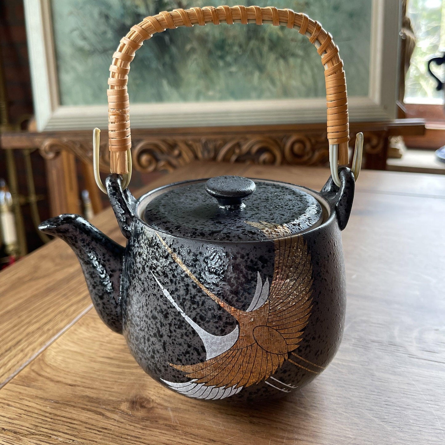 Chinese theepot met 3 kopjes - Bamestra Curiosa