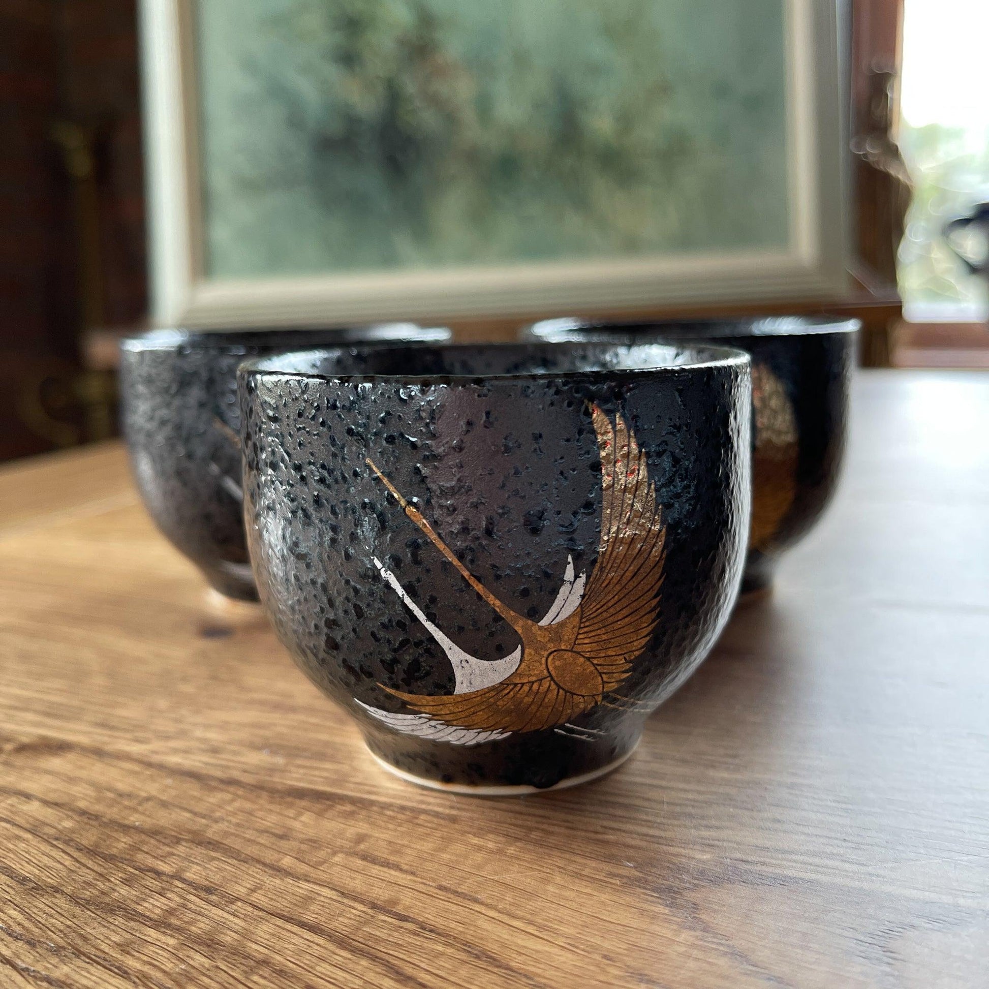 Chinese theepot met 3 kopjes - Bamestra Curiosa