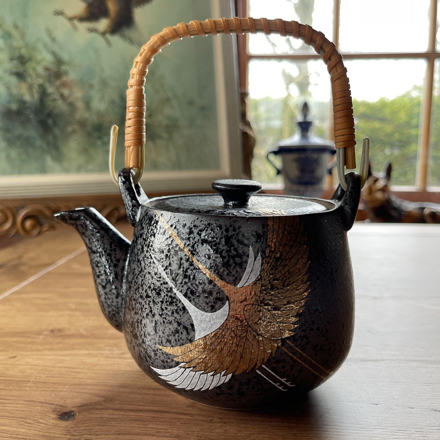 Chinese theepot met 3 kopjes - Bamestra Curiosa