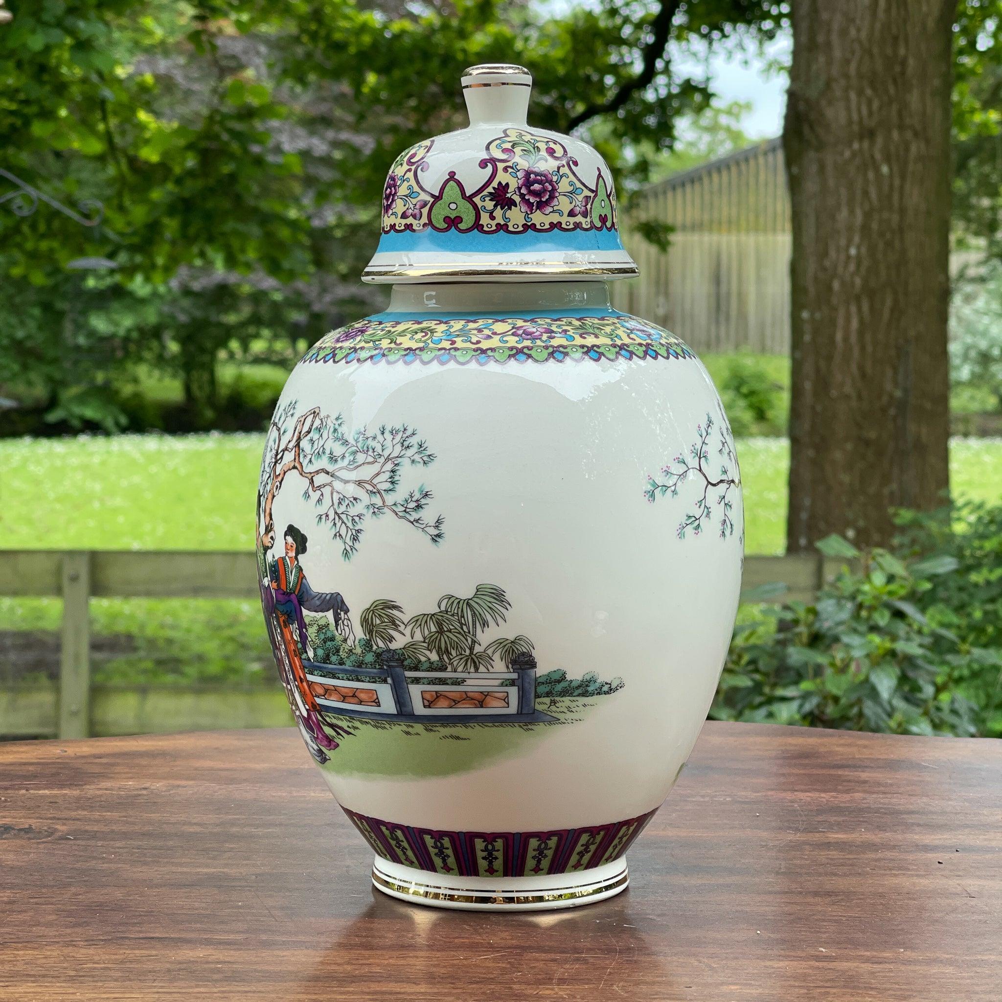 Chinese vaas / pot met prachtige levensboom - The Collectionist