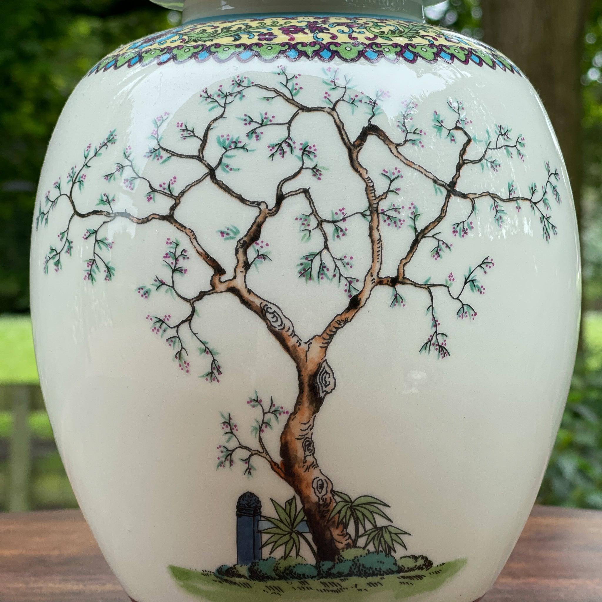 Chinese vaas / pot met prachtige levensboom - The Collectionist