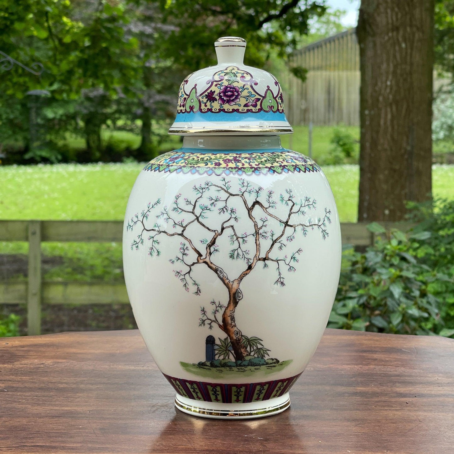 Chinese vaas / pot met prachtige levensboom - Bamestra Curiosa