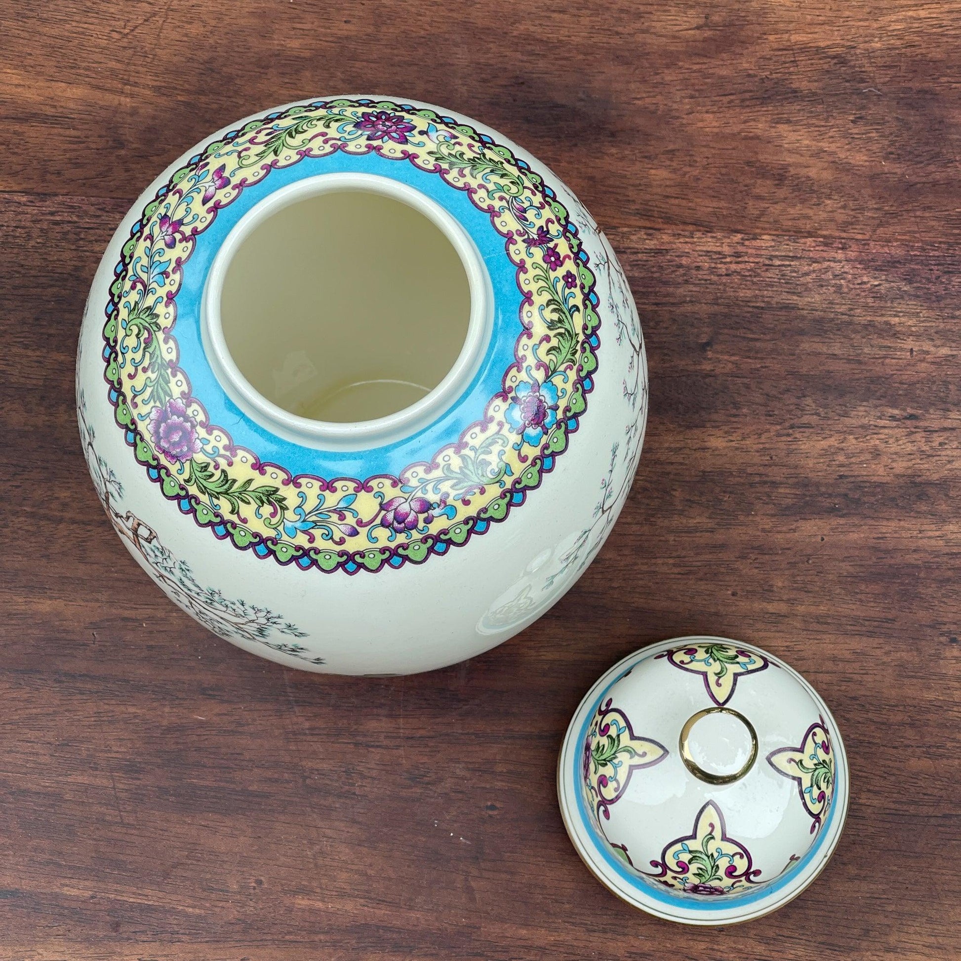 Chinese vaas / pot met prachtige levensboom - Bamestra Curiosa