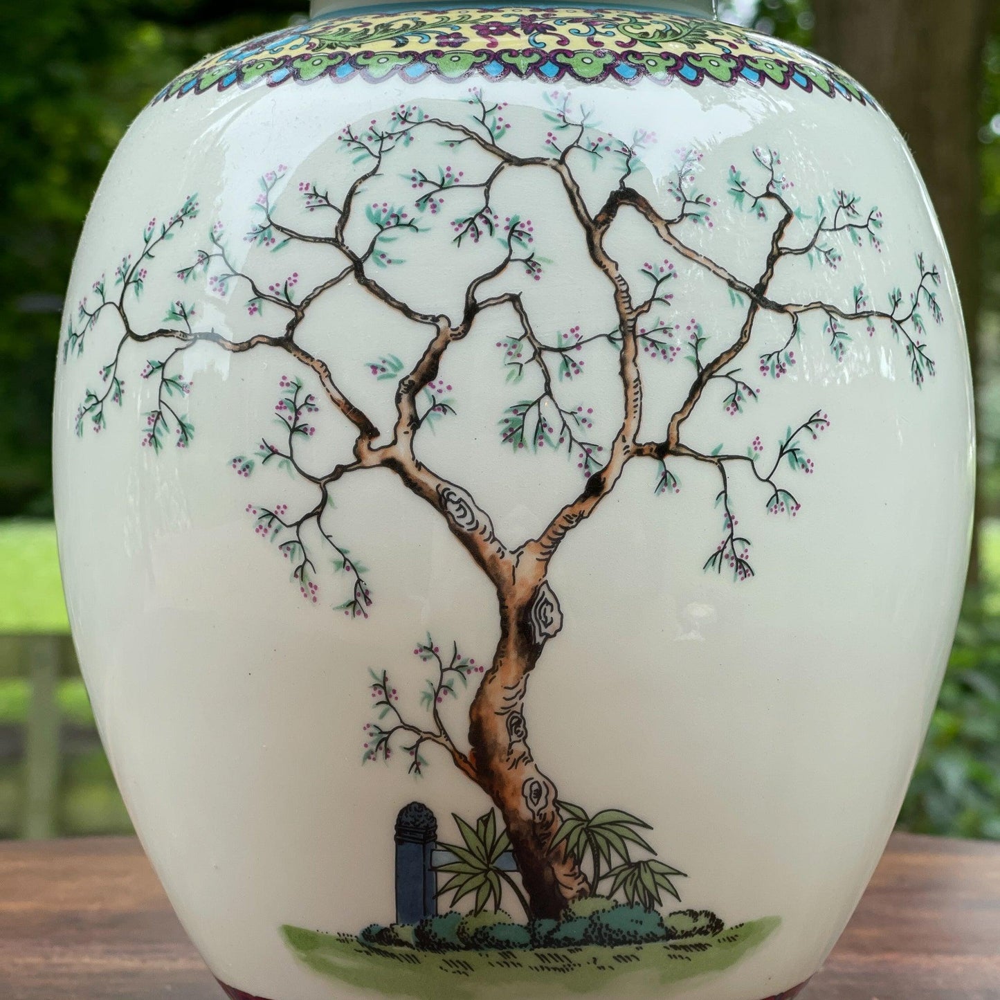Chinese vaas / pot met prachtige levensboom - Bamestra Curiosa