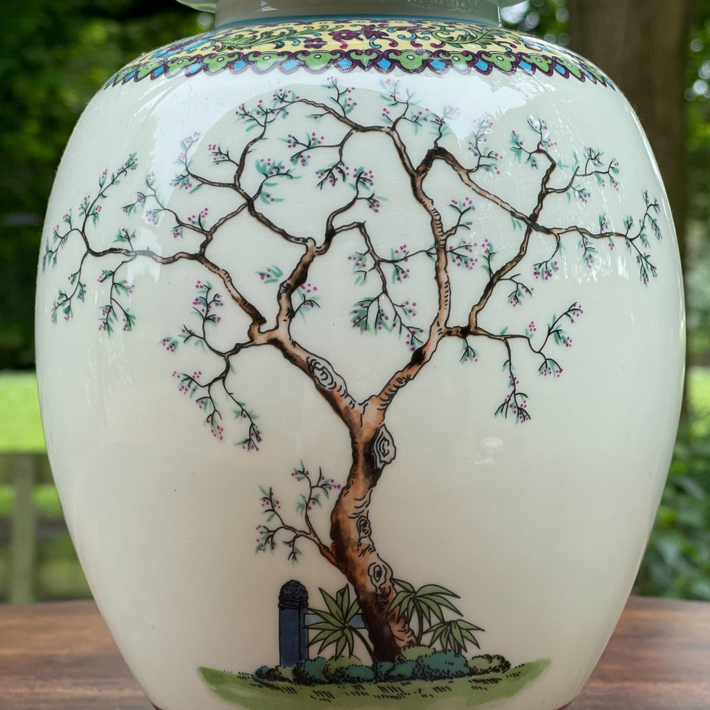 Chinese vaas / pot met prachtige levensboom - Bamestra Curiosa