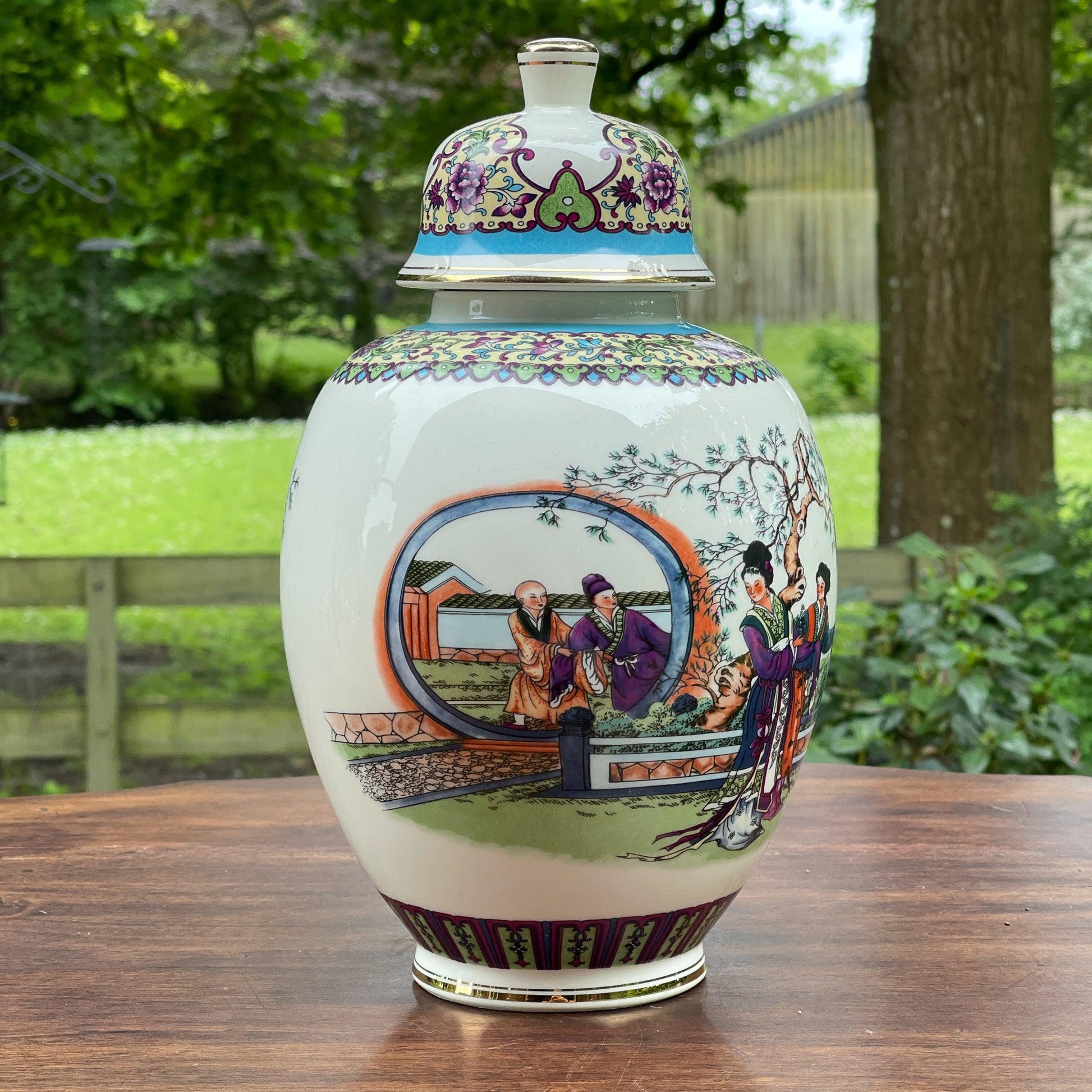 Chinese vaas / pot met prachtige levensboom - Bamestra Curiosa