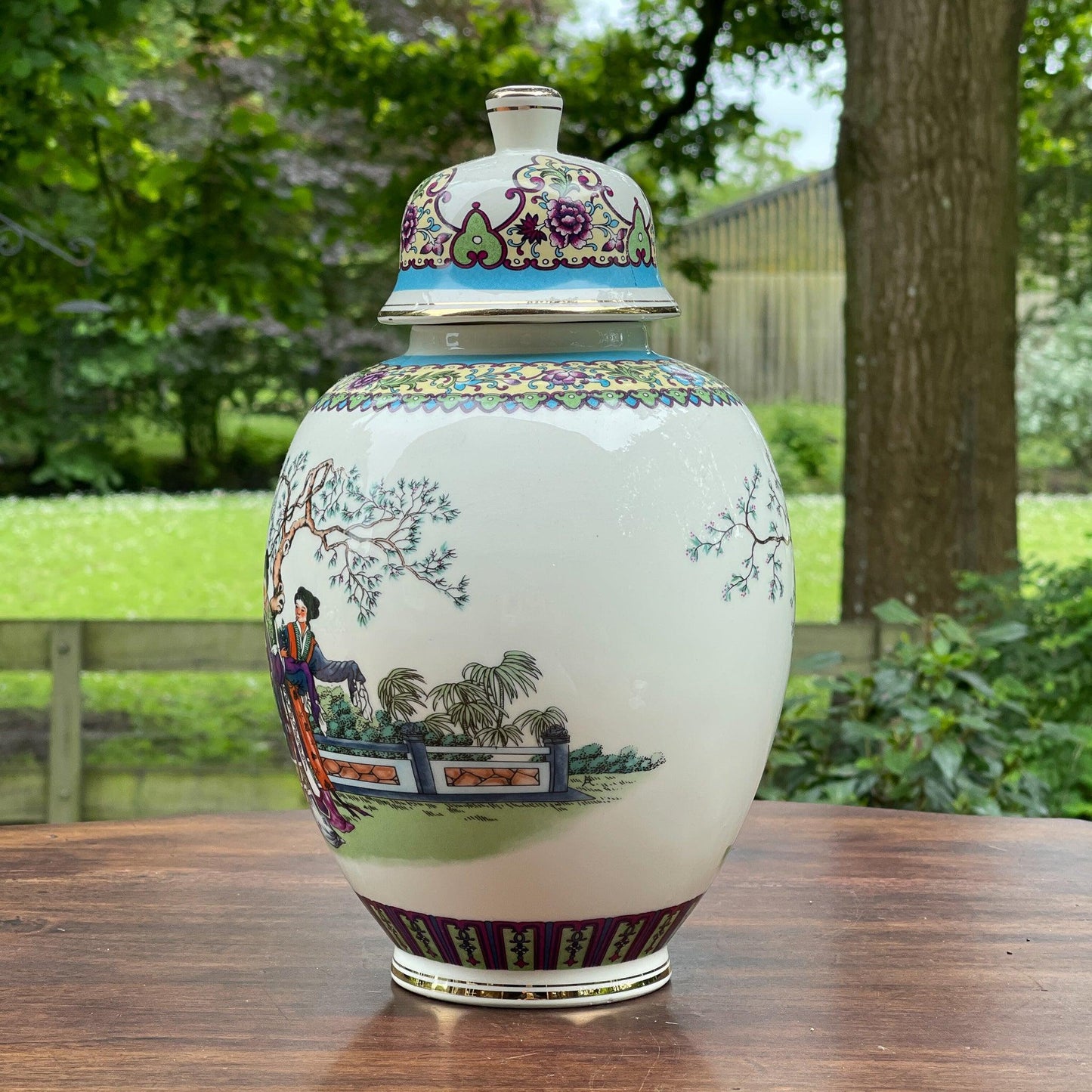 Chinese vaas / pot met prachtige levensboom - Bamestra Curiosa