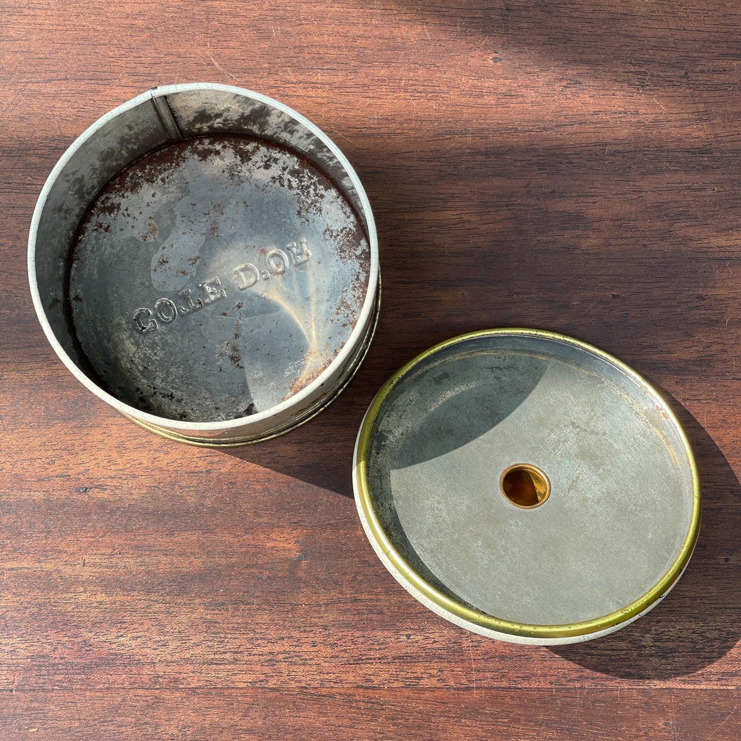 Cote D'or blik met bloemen en vogels - Bamestra Curiosa