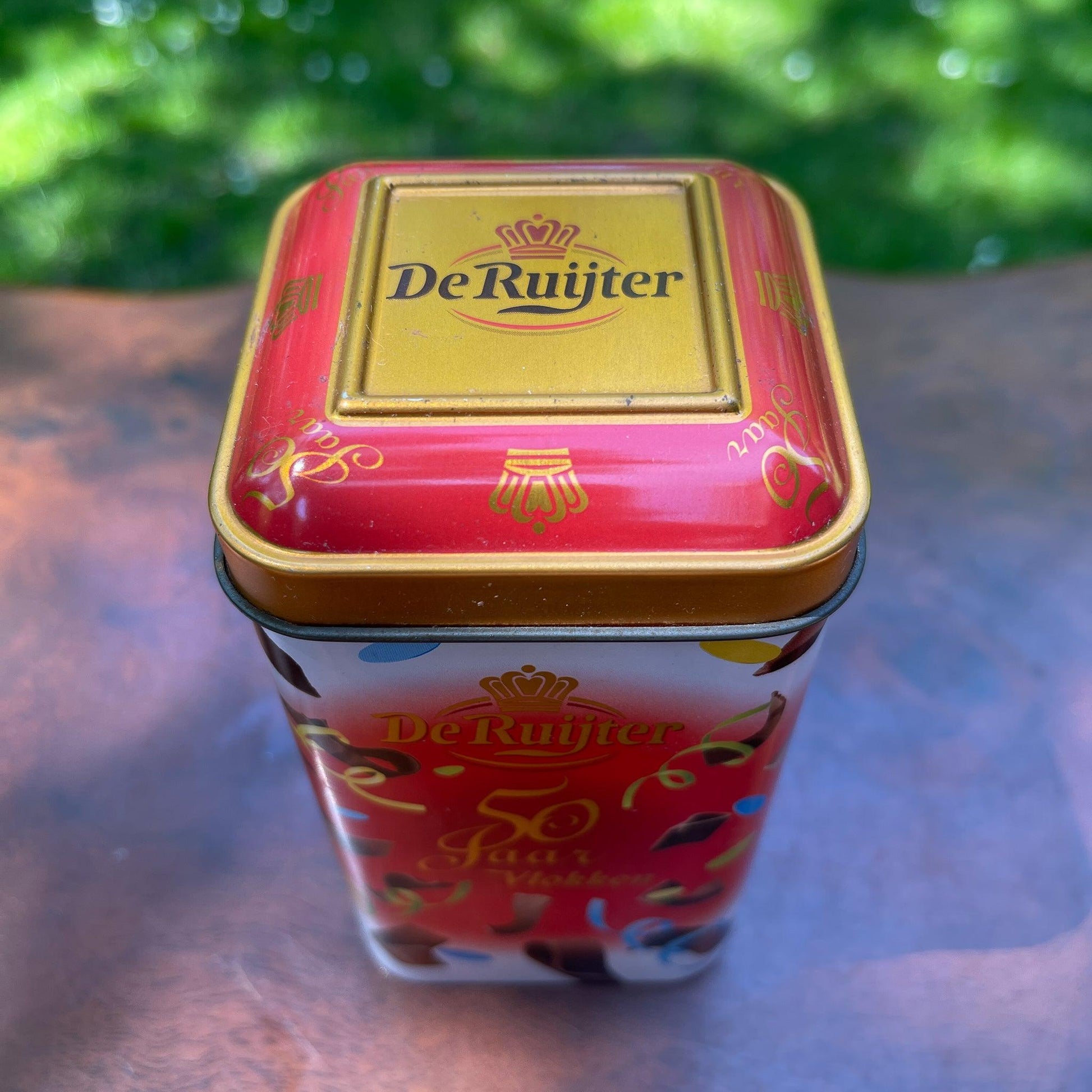 De Ruijter 50 jaar vlokken blik - Bamestra Curiosa