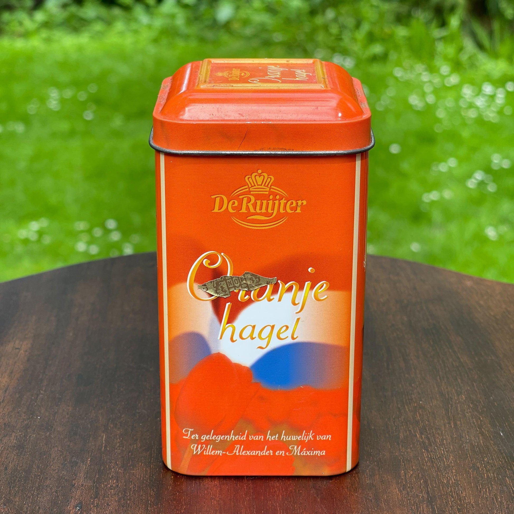 De Ruijter Oranje Hagel blik - Bamestra Curiosa