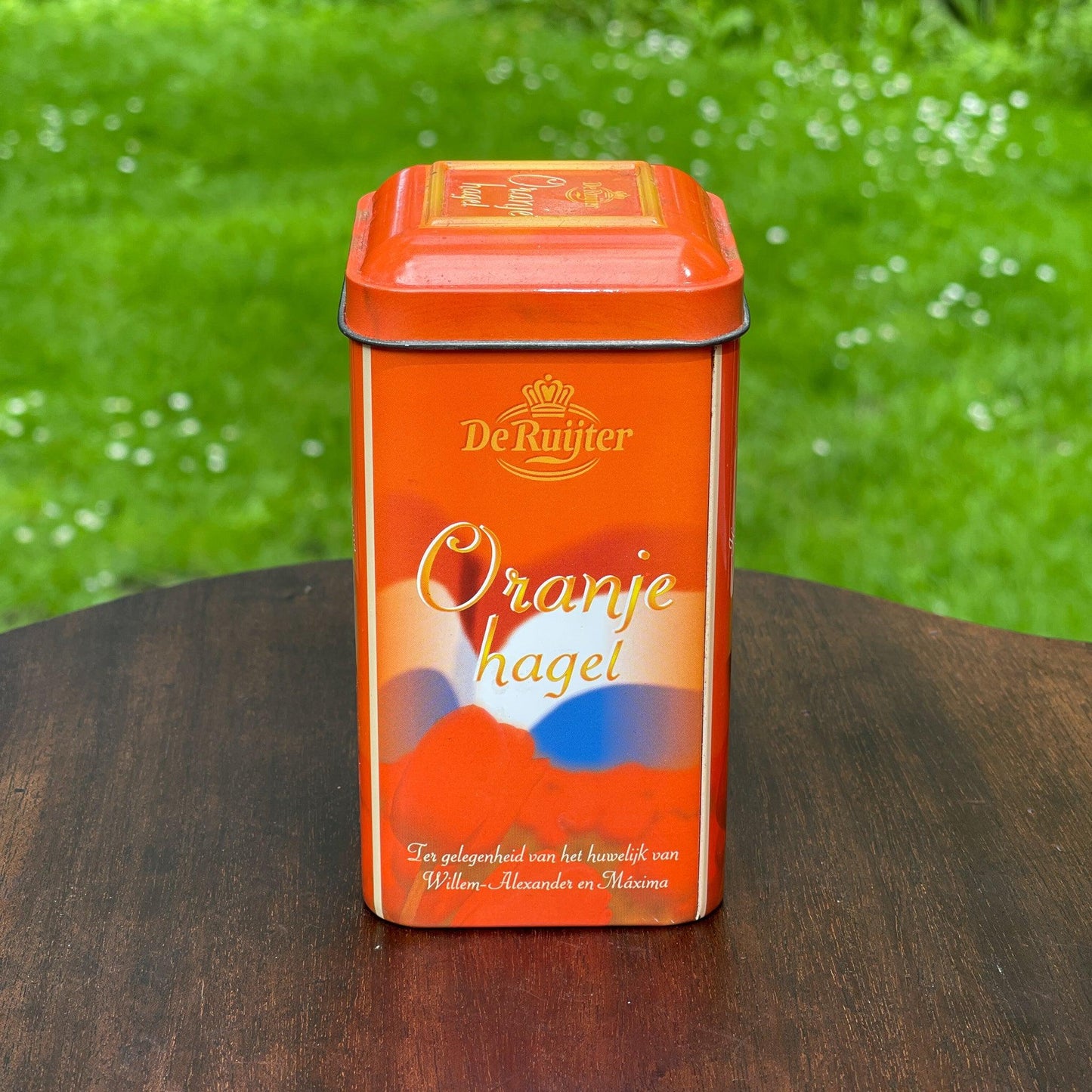 De Ruijter Oranje Hagel blik - Bamestra Curiosa