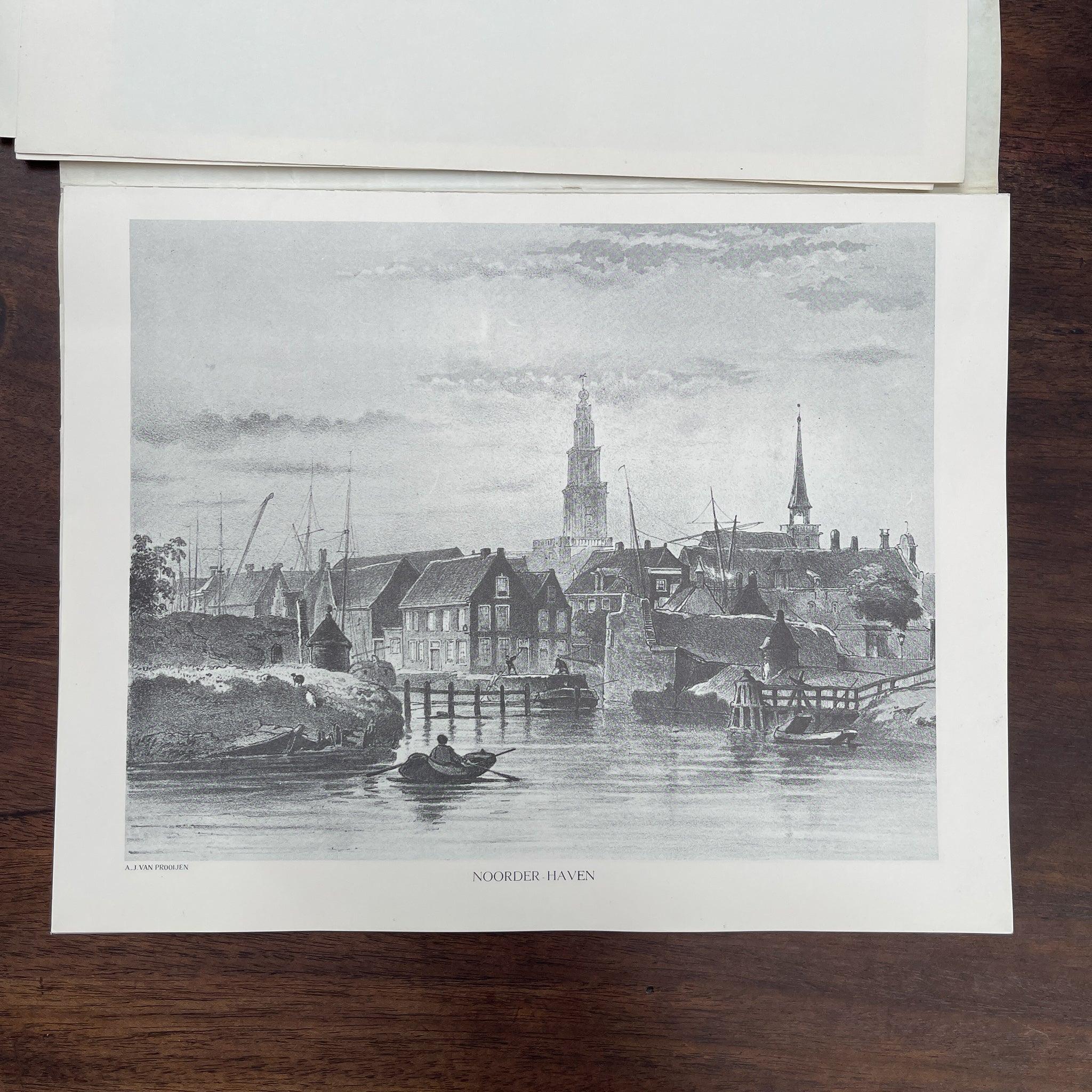 De stad Groningen in 1860, 12 tekeningen - The Collectionist
