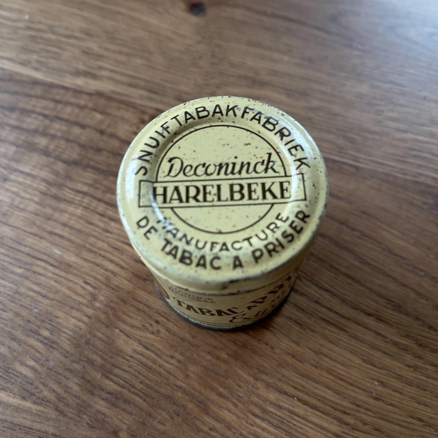 Deconinck Pepermunt Snuif blikje - Bamestra Curiosa