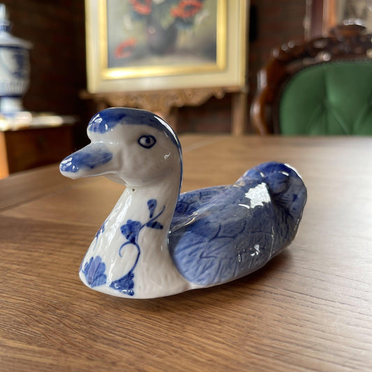Deksel Eendje Delfts Blauw - Bamestra Curiosa