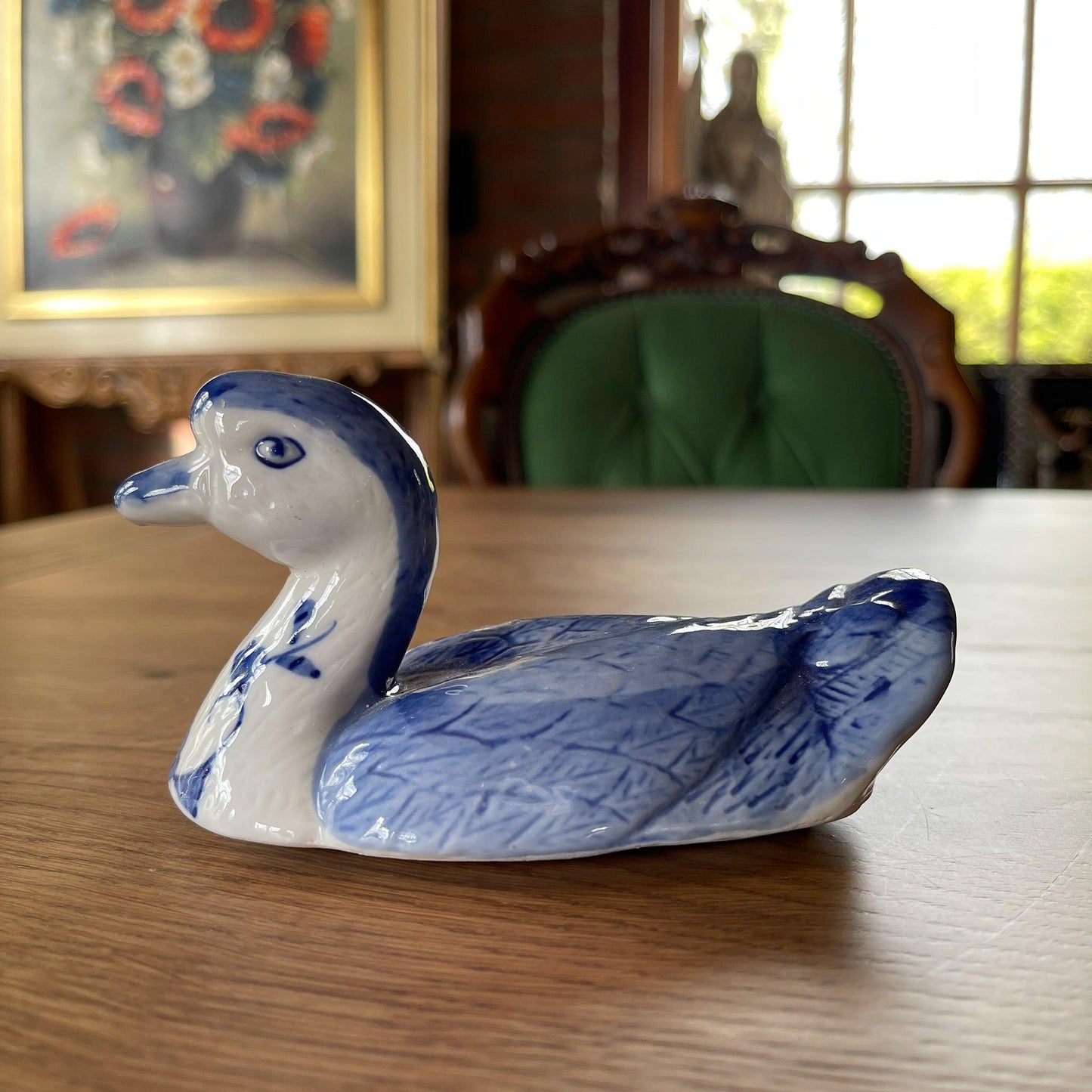 Deksel Eendje Delfts Blauw - Bamestra Curiosa