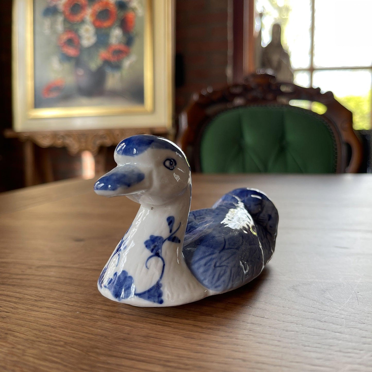 Deksel Eendje Delfts Blauw - Bamestra Curiosa