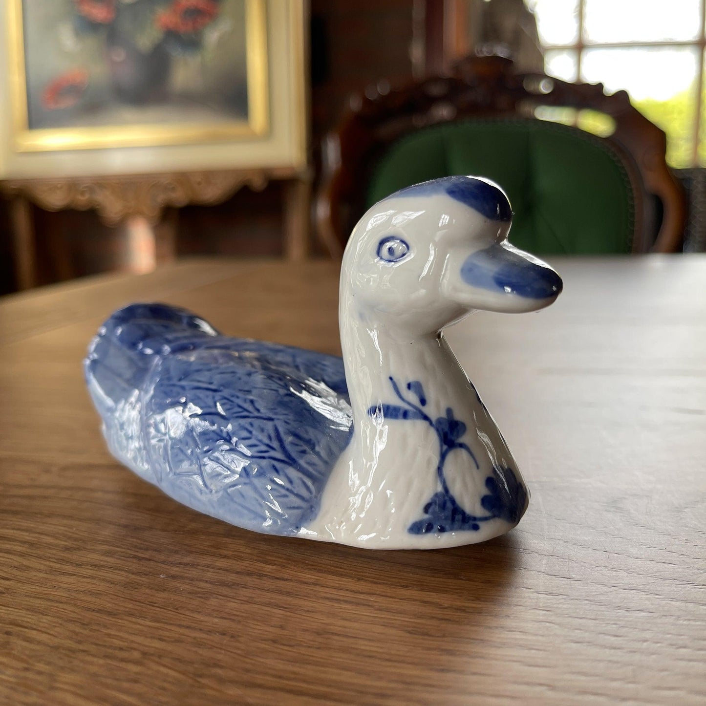 Deksel Eendje Delfts Blauw - Bamestra Curiosa