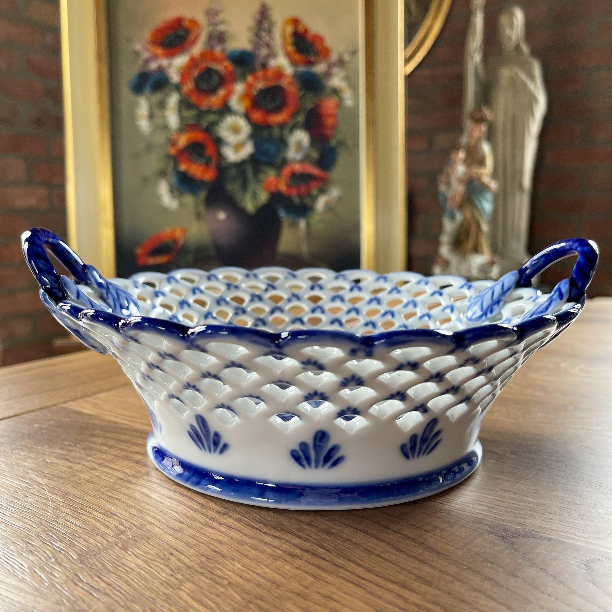 Delfts Blauw mandje - The Collectionist
