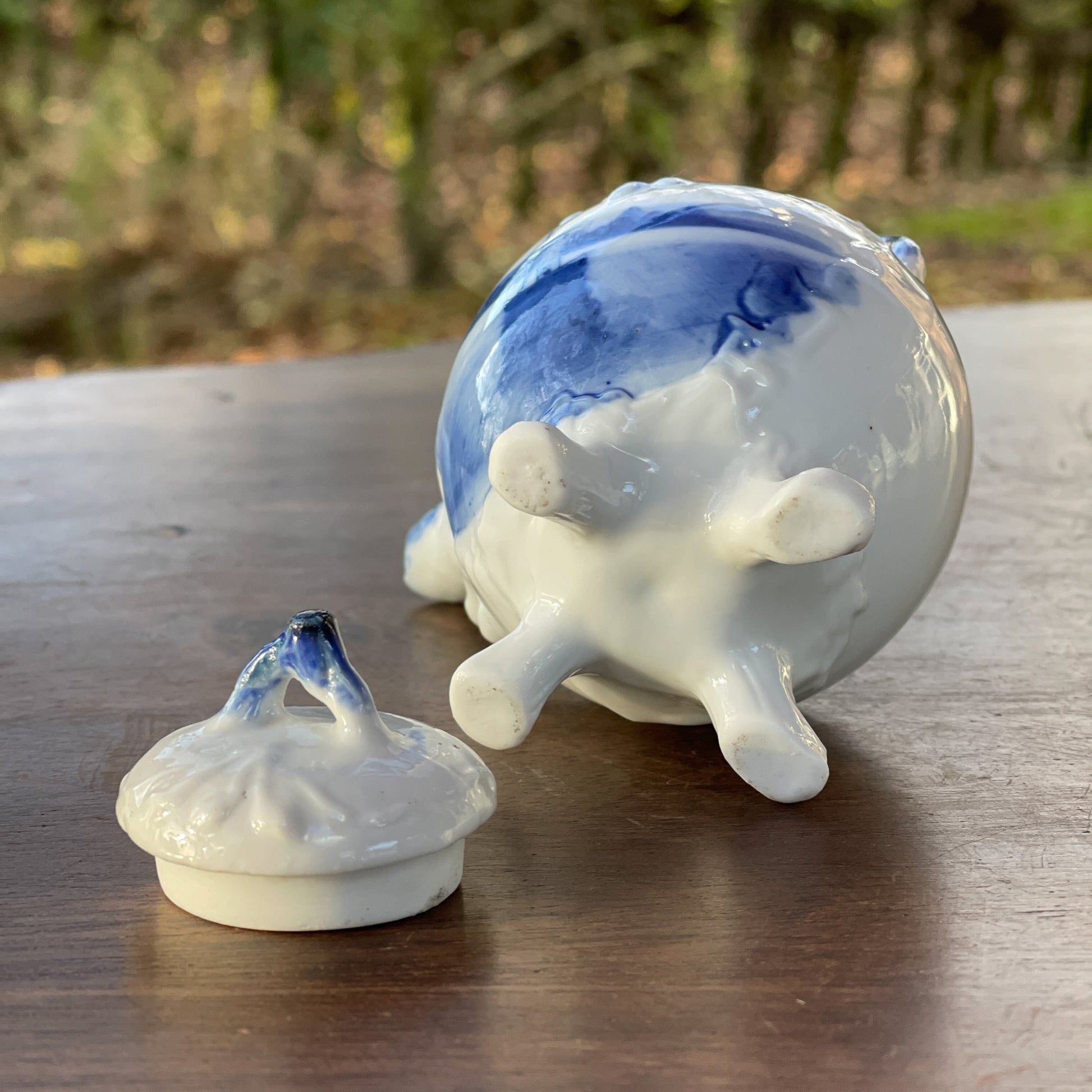 Delfts Blauw Theepotje Zeilbootje - The Collectionist