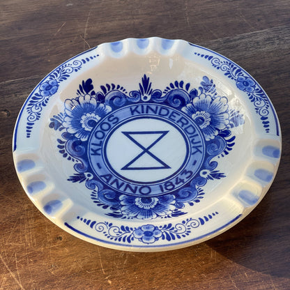 Delfts Blauwe Asbak Kloos Kinderdijk Anno 1843 - The Collectionist