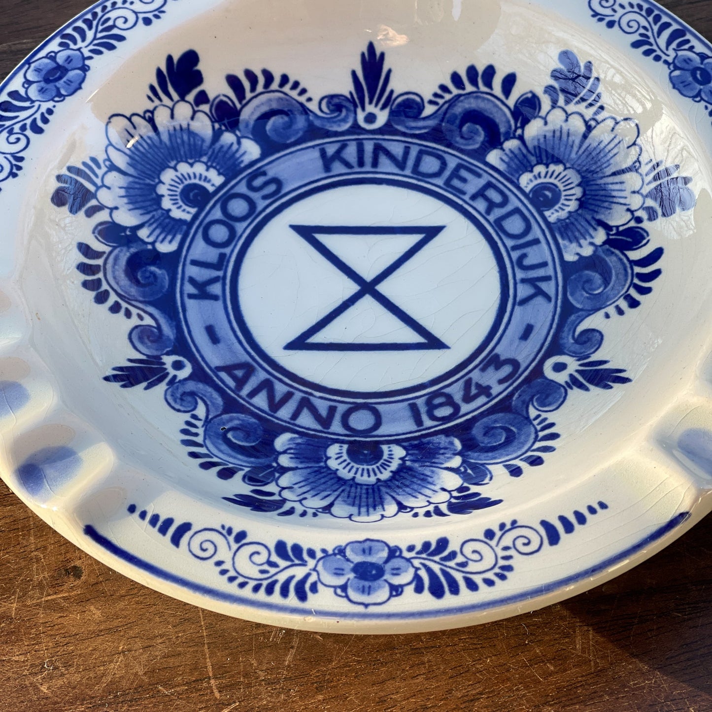 Delfts Blauwe Asbak Kloos Kinderdijk Anno 1843 - The Collectionist