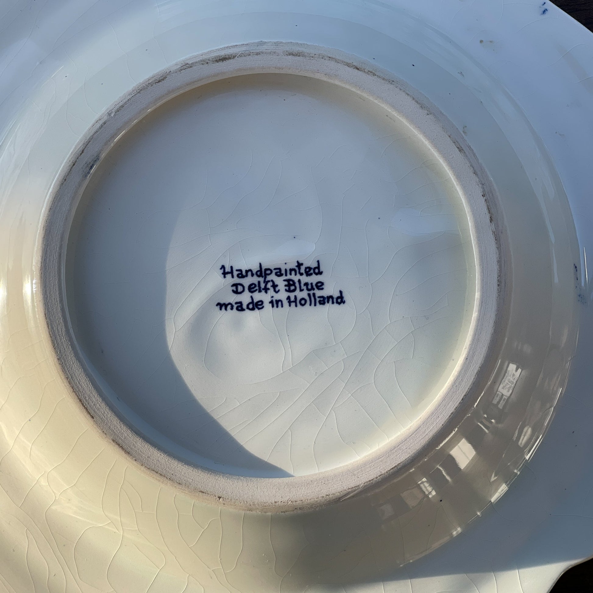 Delfts Blauwe Asbak Reisbureau Van Maren Dordrecht - The Collectionist