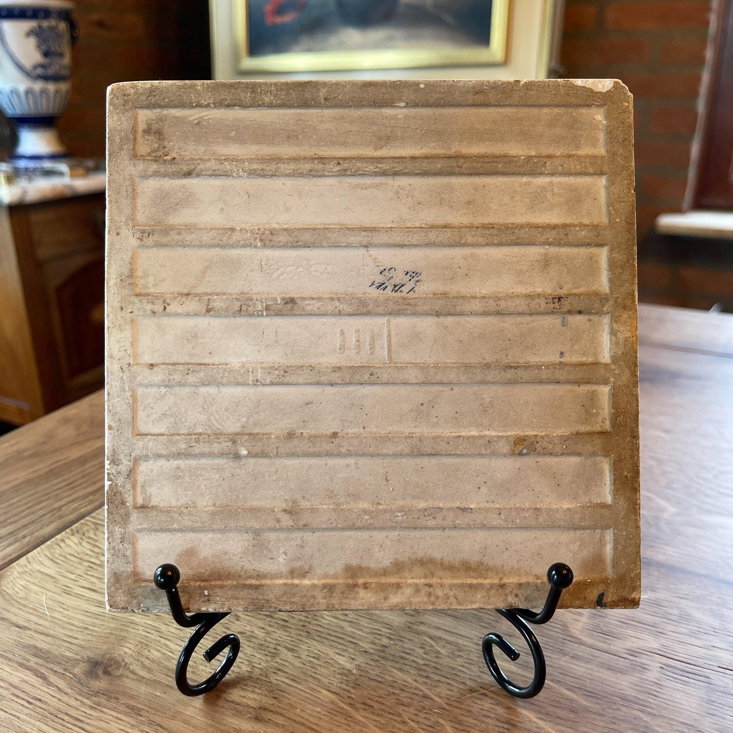 Delfts Blauwe Tegel van een Chateau - Bamestra Curiosa