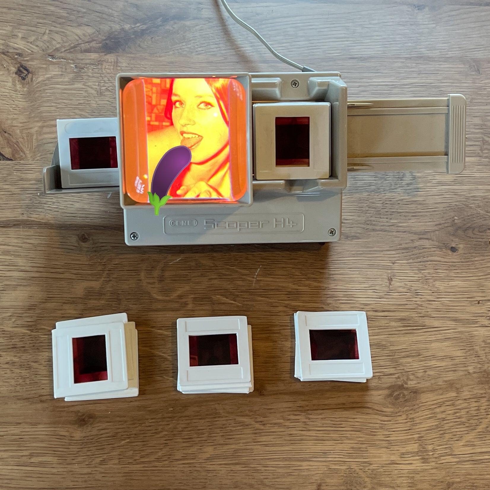 Diaviewer met 22 Porno dia's - The Collectionist