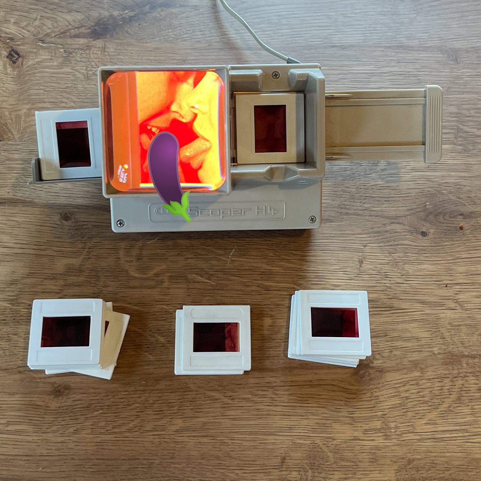 Diaviewer met 22 Porno dia's - The Collectionist