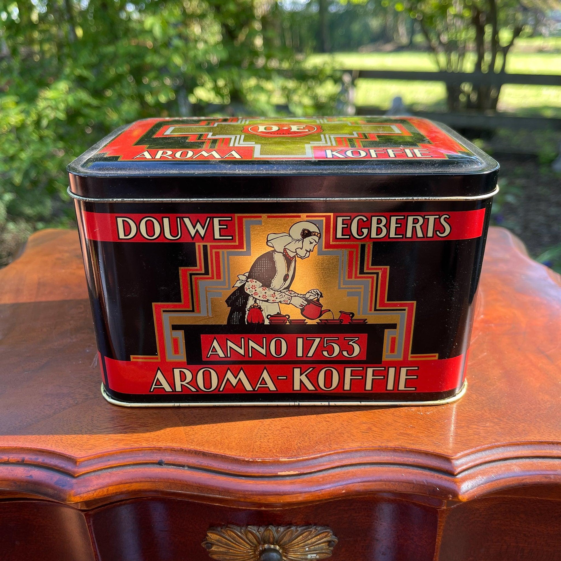 Douwe Egberts aroma koffie bewaarblik - Bamestra Curiosa