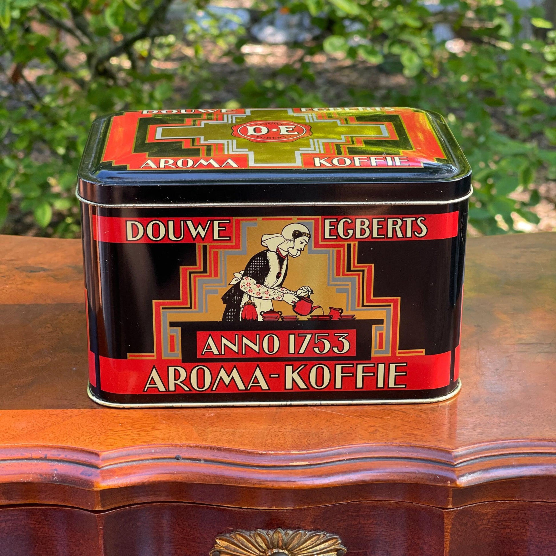 Douwe Egberts aroma koffie bewaarblik - Bamestra Curiosa