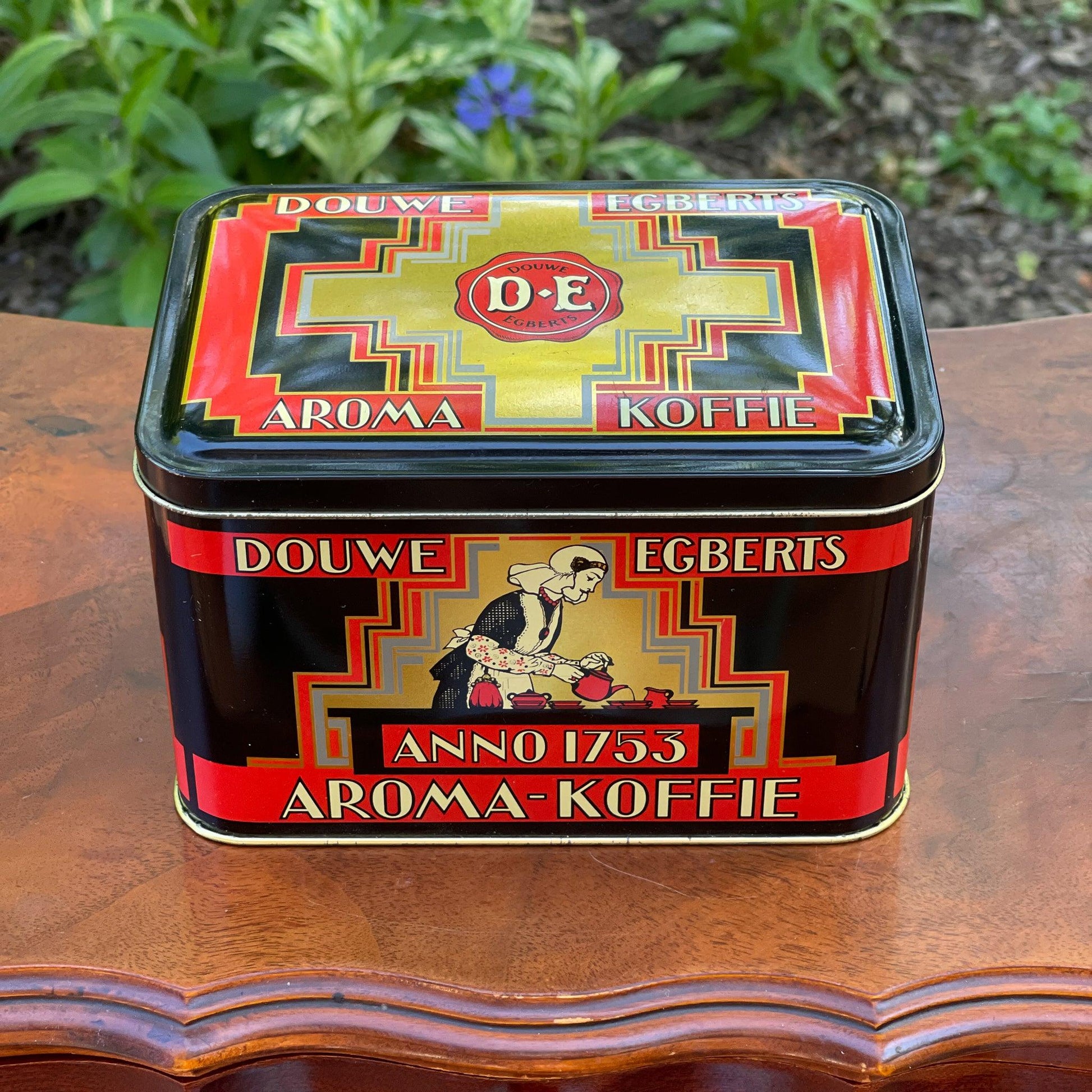 Douwe Egberts aroma koffie bewaarblik - Bamestra Curiosa