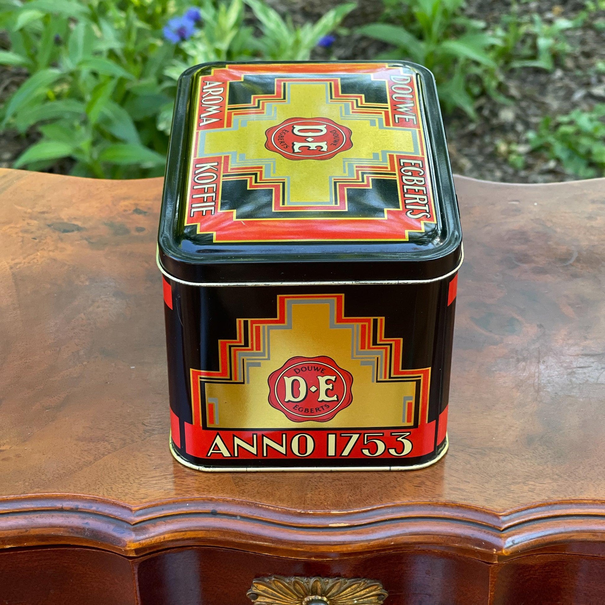 Douwe Egberts aroma koffie bewaarblik - Bamestra Curiosa