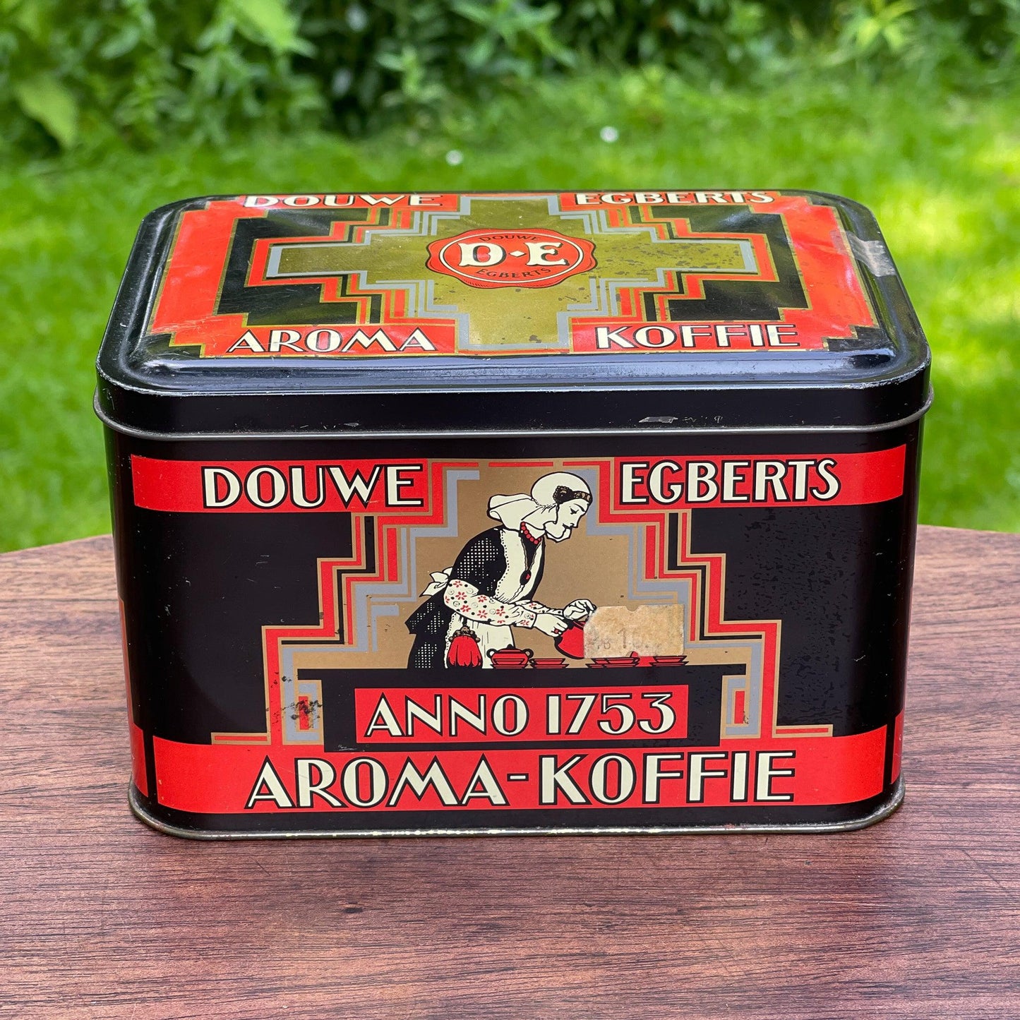 Douwe Egberts Koffie bewaarblik - Bamestra Curiosa