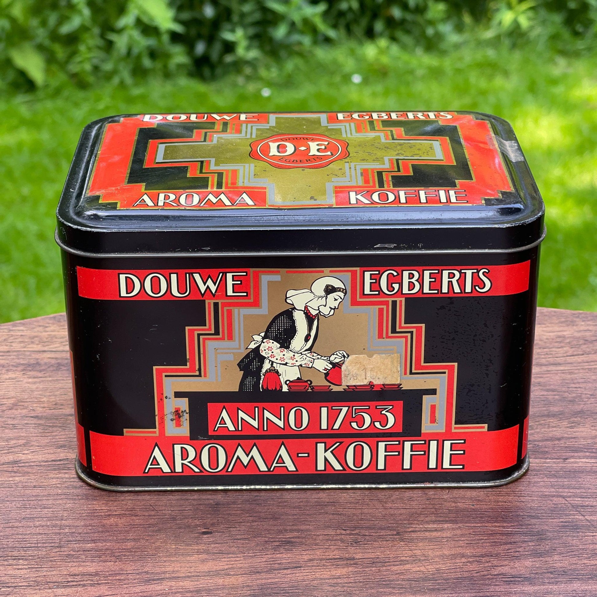 Douwe Egberts Koffie bewaarblik - Bamestra Curiosa