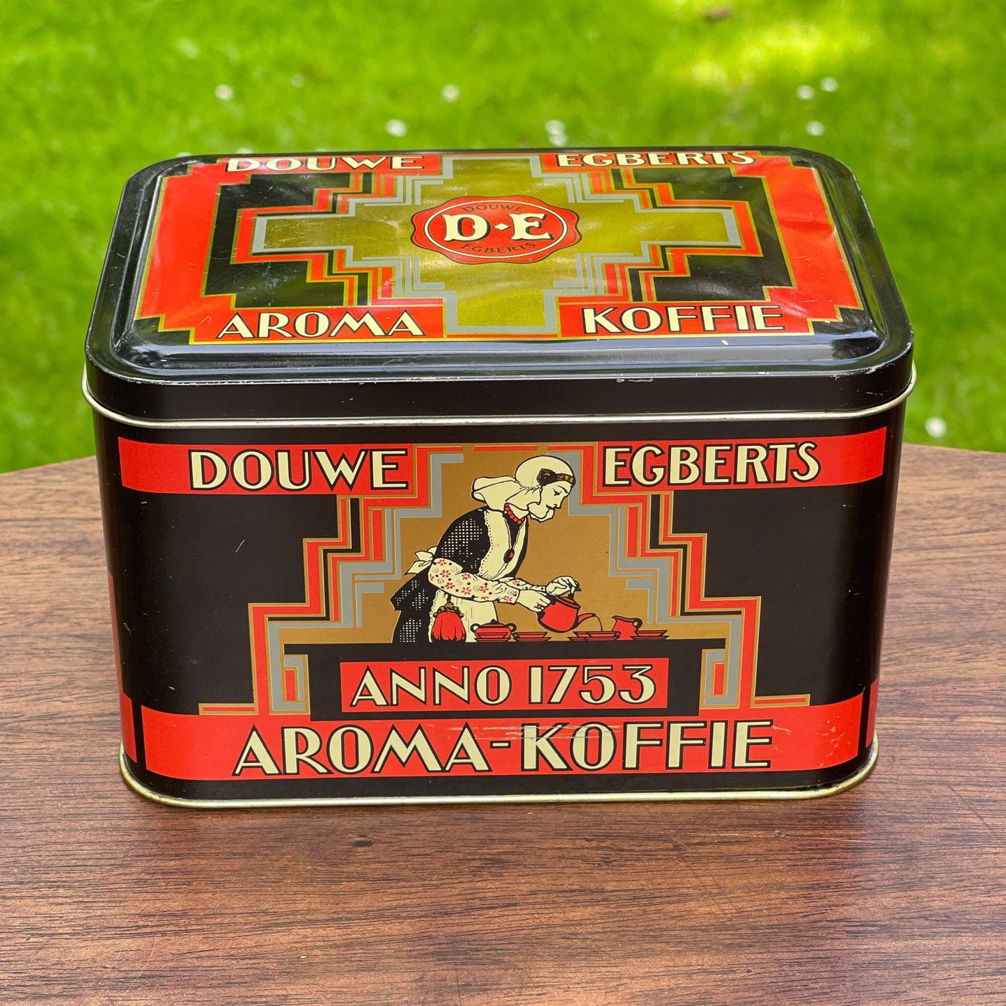 Douwe Egberts Koffie bewaarblik - Bamestra Curiosa