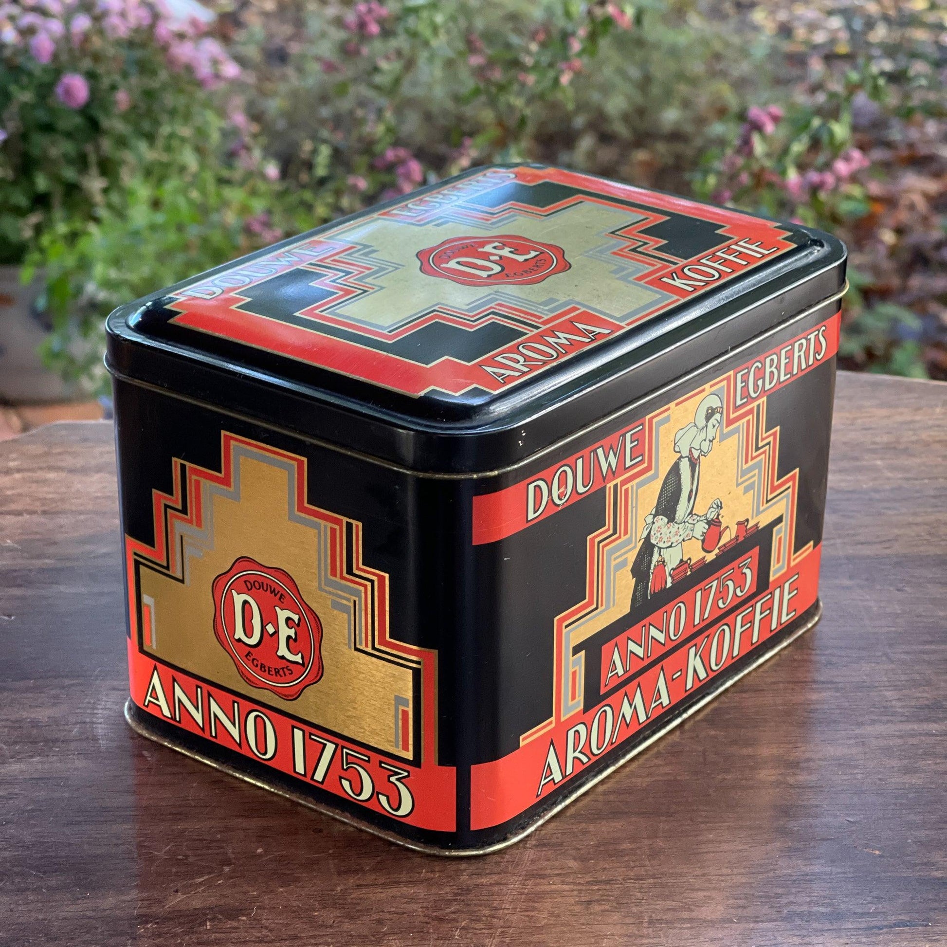 Douwe Egberts Koffie bewaarblik - Bamestra Curiosa