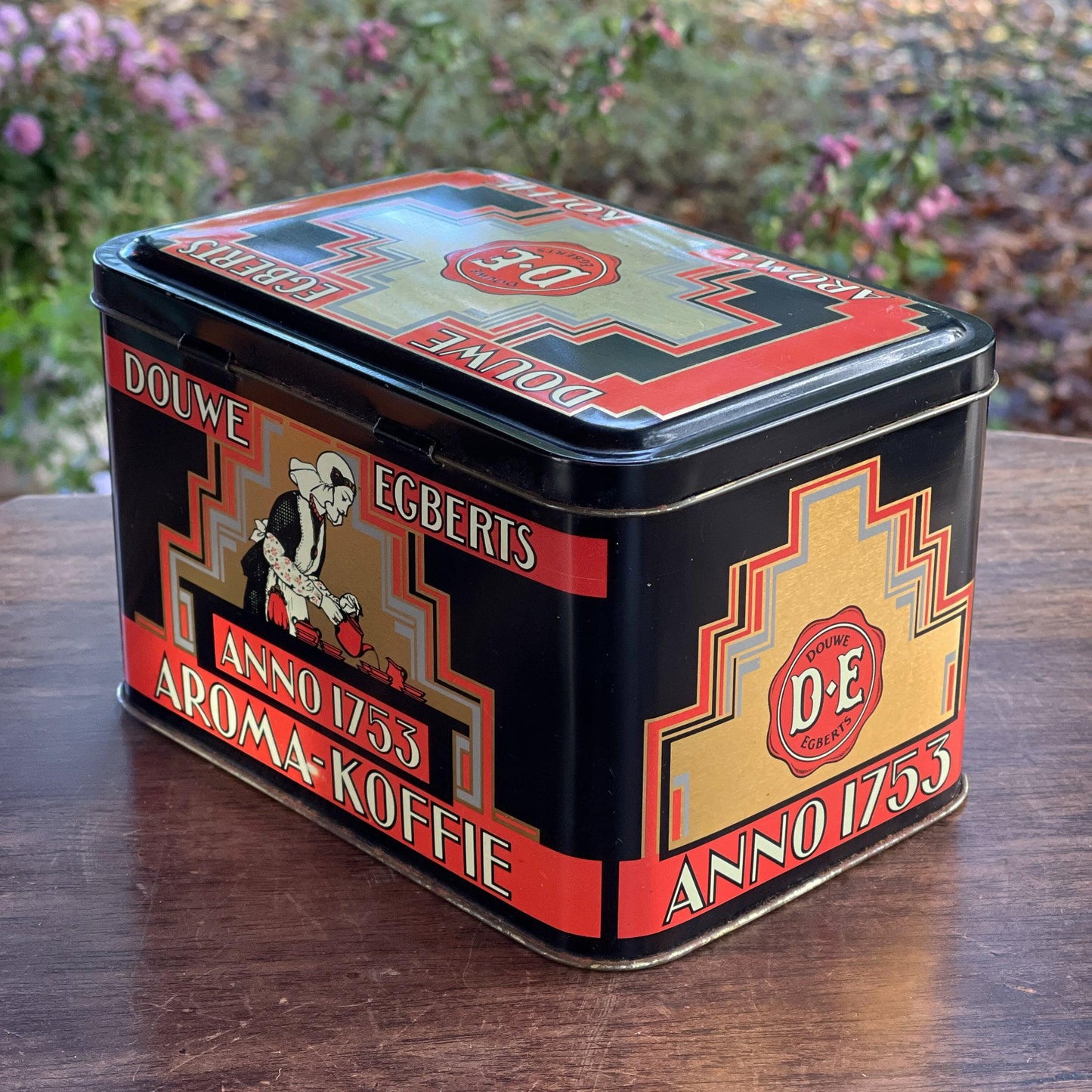 Douwe Egberts Koffie bewaarblik - Bamestra Curiosa