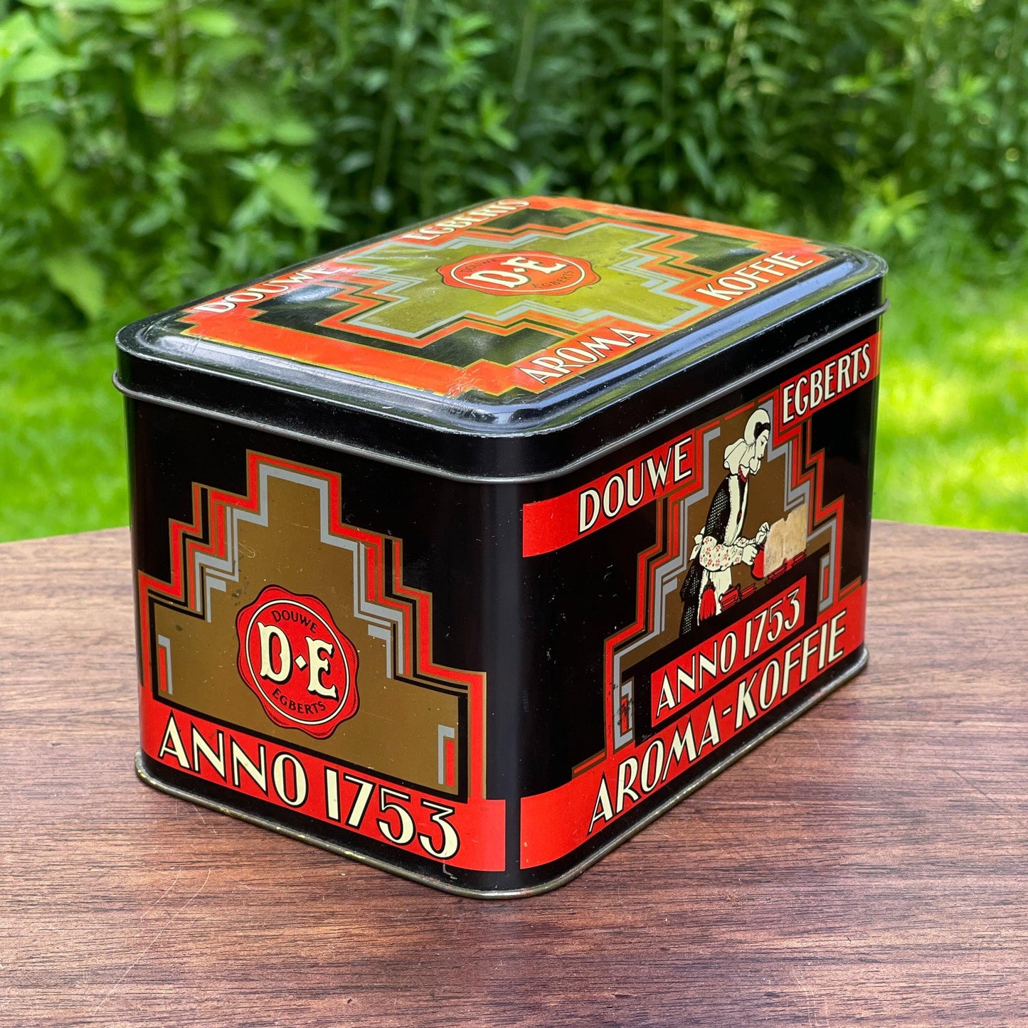 Douwe Egberts Koffie bewaarblik - Bamestra Curiosa