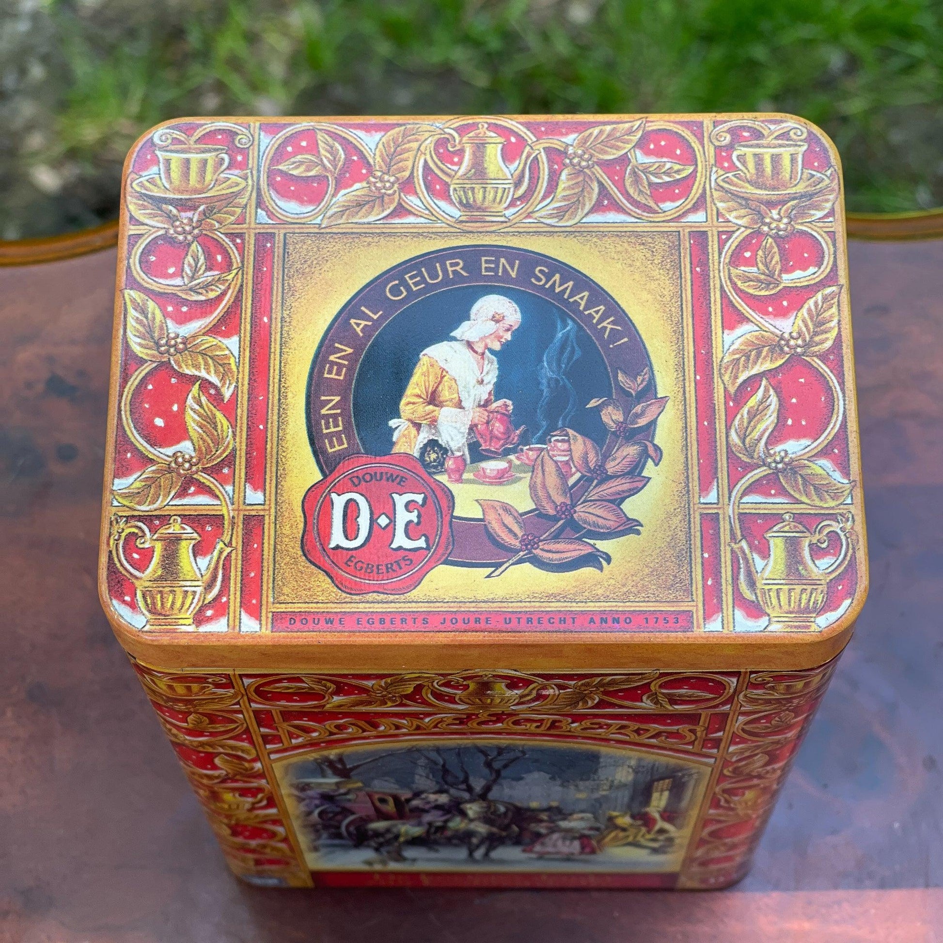 Douwe Egberts koffie bewaarblik - Bamestra Curiosa