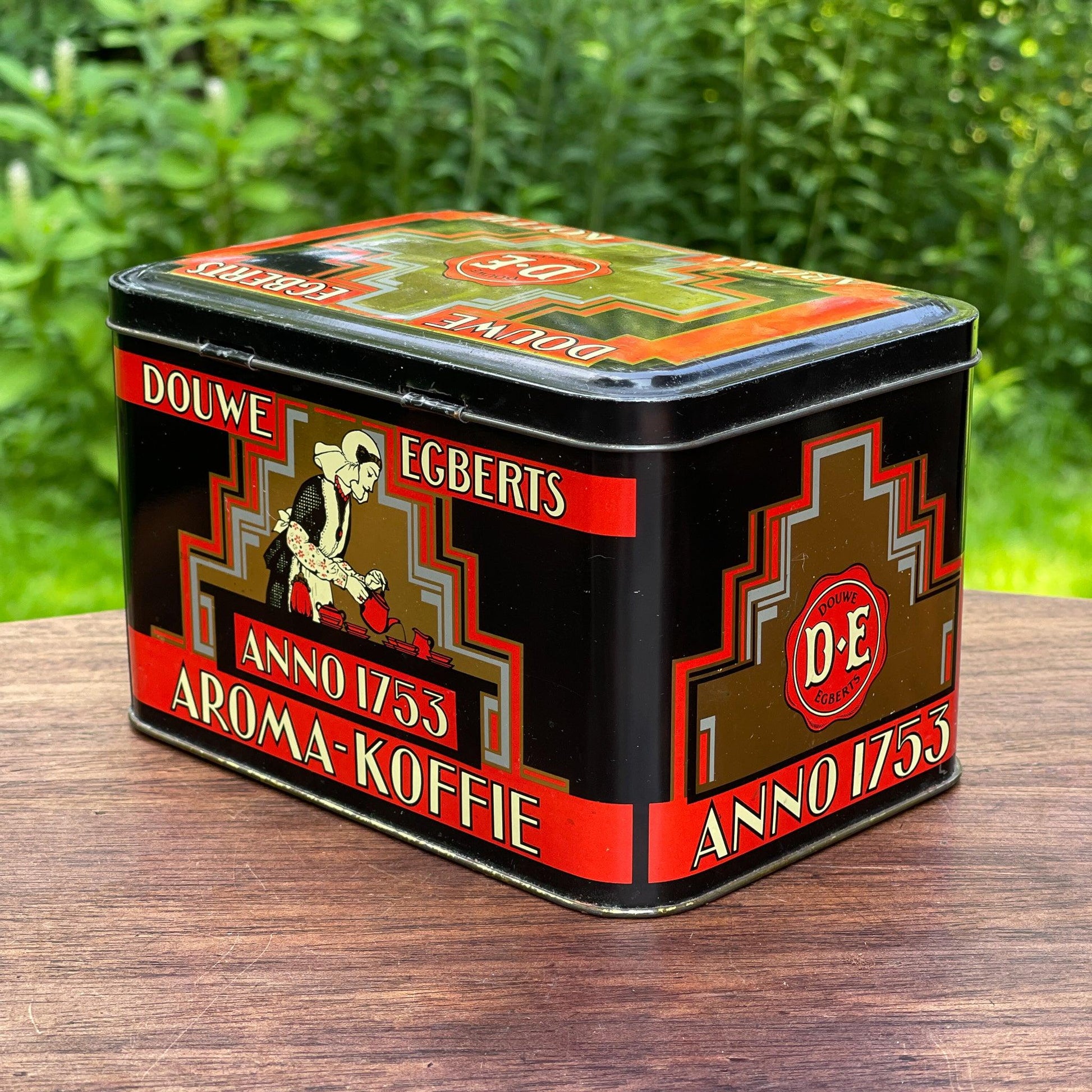 Douwe Egberts Koffie bewaarblik - Bamestra Curiosa