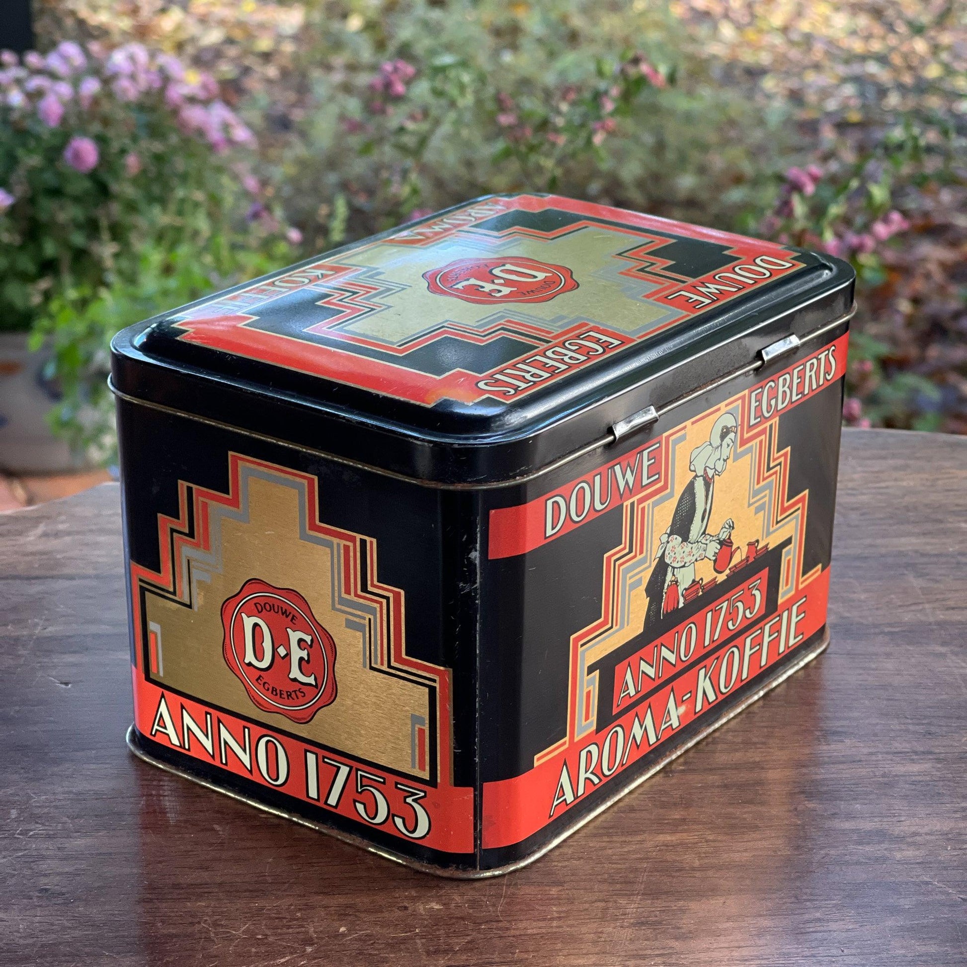 Douwe Egberts Koffie bewaarblik - Bamestra Curiosa