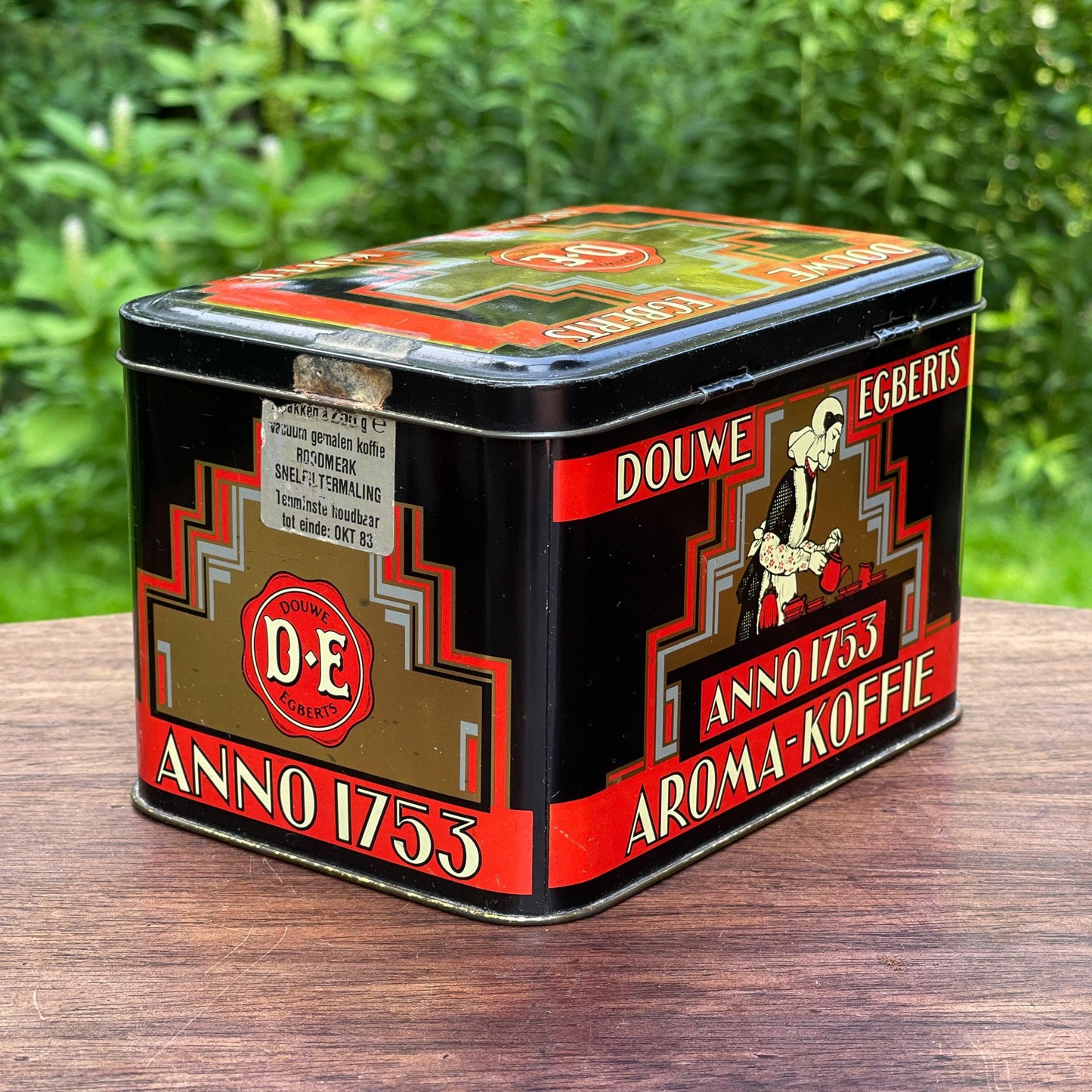 Douwe Egberts Koffie bewaarblik - Bamestra Curiosa