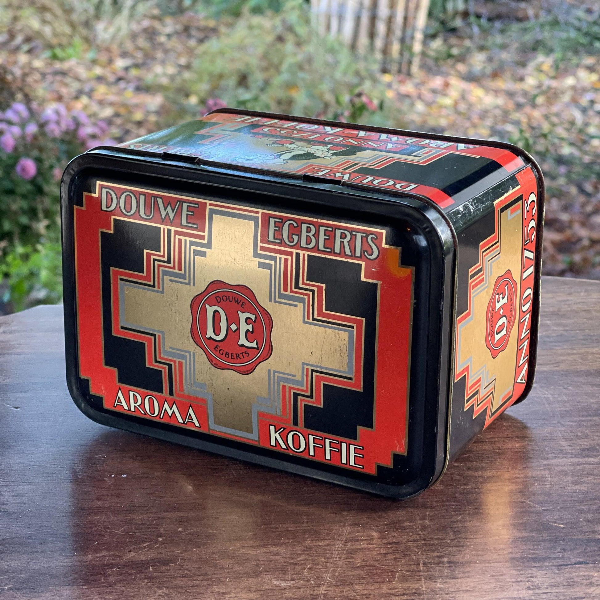 Douwe Egberts Koffie bewaarblik - Bamestra Curiosa