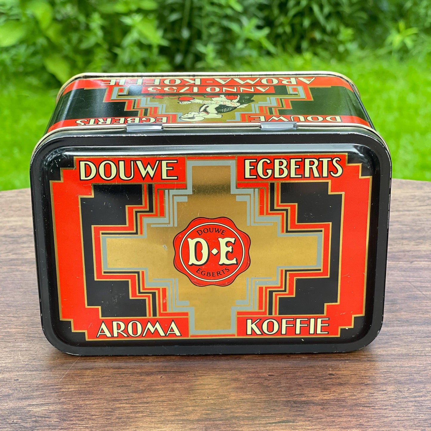 Douwe Egberts Koffie bewaarblik - Bamestra Curiosa