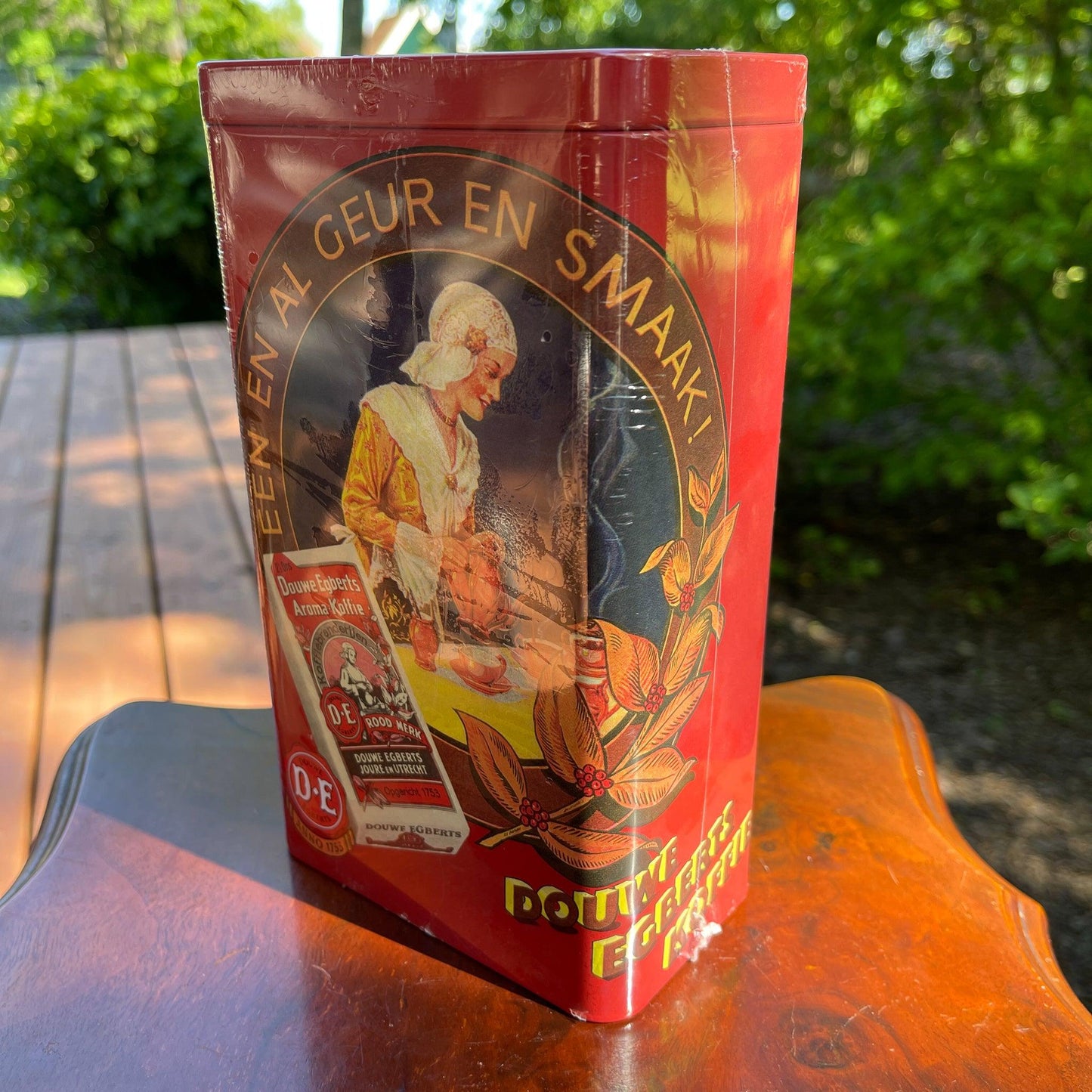 Douwe Egberts koffie bewaarblik (nieuw) - Bamestra Curiosa